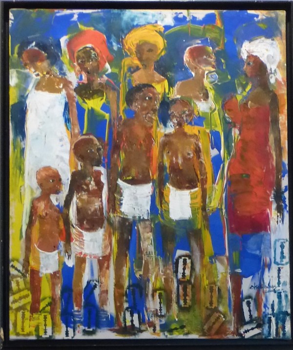 16.06.14-16 Nigerian artists FGM Godfrey Williams-Okorodus 'Blades' P1100960 (6)