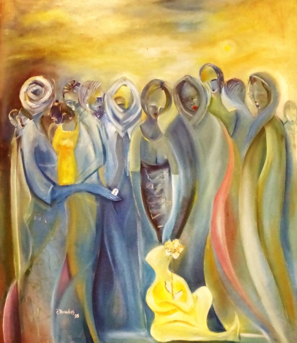 16.06.14-16 Nigerian artists FGM Godfrey Williams-Okorodus 'Defiance of Pain1' P1100960 (75)